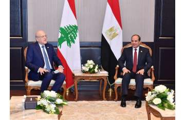 السيسي وميقاتي