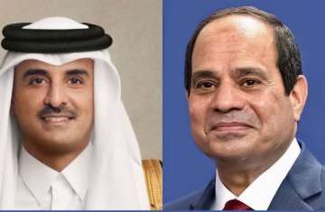 السيسي وأمير قطر