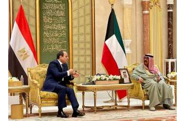 مشعل الجابر والسيسي