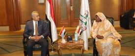وزيرا العمل السوداني والمصري