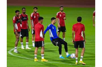 تدريبات المنتخب الإماراتي