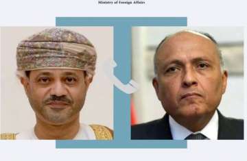 وزيرا الخارجية المصري والعماني