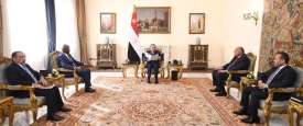 السيسي يقرأ الرسالة