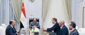 لقاء السيسي مع رئيس بريتيش بيتروليوم
