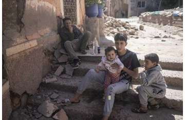آثار زلزال المغرب