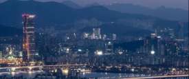 A night view of Seoul city of Korea