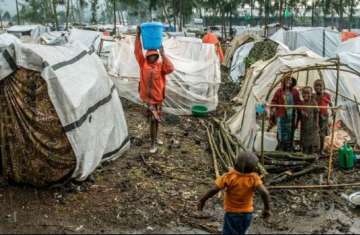 A refugee camp in DR Congo - Photo UNICEF