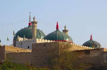 The shrine of Bodlo Bahar in Sehwan Sharif