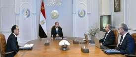 أجتماع الرئيس المصري عبد الفتاح السيسي